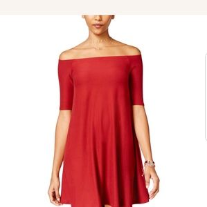 Women's Junior Off The Shoulder Dress
